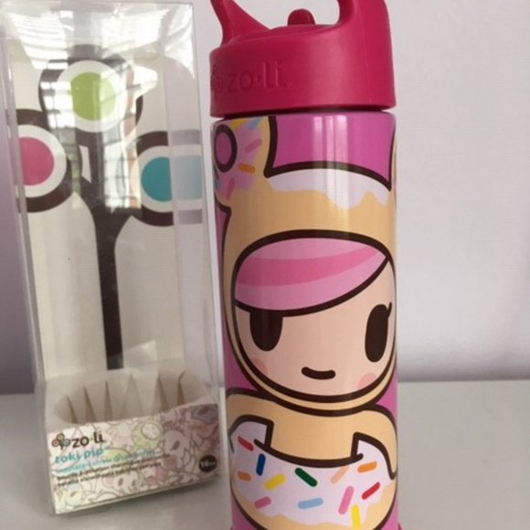 ZoLi Donutella stainless steel water bottle (brand new in box) - Picture 2 of 3